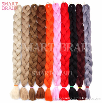 Jumbo Braid Hair Extensions Afro Braiding Box Braids African Long Synthetic Fiber 41inch 165g